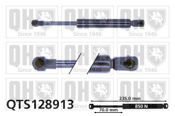 QUINTON HAZELL Газовая пружина, капот QTS128913